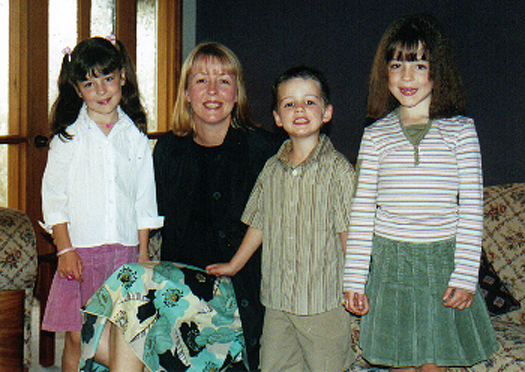 Kylie and her children